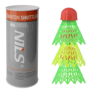 Воланчики для бадминтона nbl6593 abisal crossminton nylon shuttlecocks led 3 pcs. nils