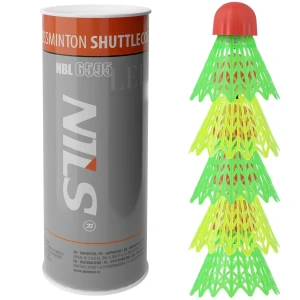Воланчики для бадминтона nbl6595 abisal crossminton nylon shuttlecocks led 5 pcs. nils