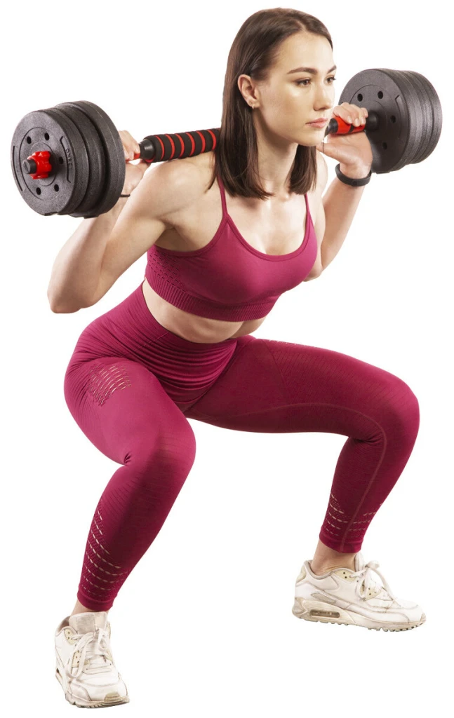 Гантели sgp40 abisal composite barbell and dumbbells set 40 kg hms 4
