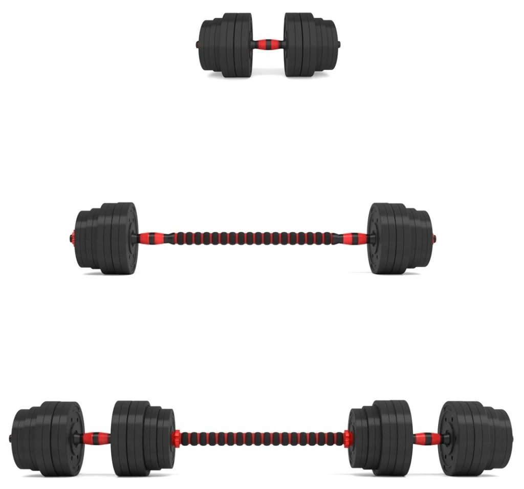 Гантели sgp40 abisal composite barbell and dumbbells set 40 kg hms 5