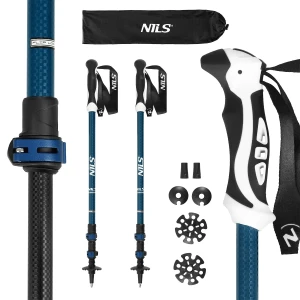 Bețe nordic walking tk8601-b abisal tk8601 blue alu nordic walking poles nils