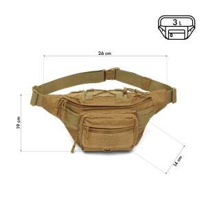 Поясная сумка nc3906 abisal hip bag 2 л (песочная) – бренд abisal, объём 2 л, песочный оттенок, карман на молнии, регулируемый ремень, водоотталкивающая ткань.
