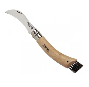 Нож o 001252 fox opinel coltello da funghi, складной грибной нож с virobloc™, сталь sandvik 12c27, ручка бук, вес ~47 г