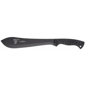 Kukri-machete gurkha 660 fox gurkha kukri, kukri-machete fix din oțel inoxidabil 440a (hrc 55-57) cu acoperire ptfe-idroglider neagră, lungimea lamei ~320 mm, lungime totală ~470 mm, mâner frn nylon cu acoperire din cauciuc, greutate ~875 g