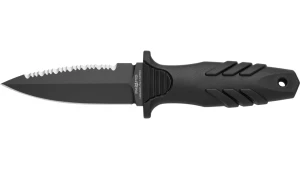 Тактический кинжал elementum dagger fx‑647 s, клинок 100 мм из стали n690co (hrc 58–60), покрытие black idroglider, рукоять pp+tpe, ножны kydex с molle‑системой, общая длина 206 мм, вес ~100 г