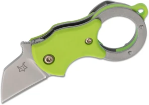 Мульти‑складной карманный нож mini‑ta fx‑536 g, очень компактный ключ‑нож (wharncliffe клинок 25 мм из стали 1.4116, hrc 55–57, handle frn зелёный, вес ~30‑35 г, liner‑lock, клипса 420j2b)