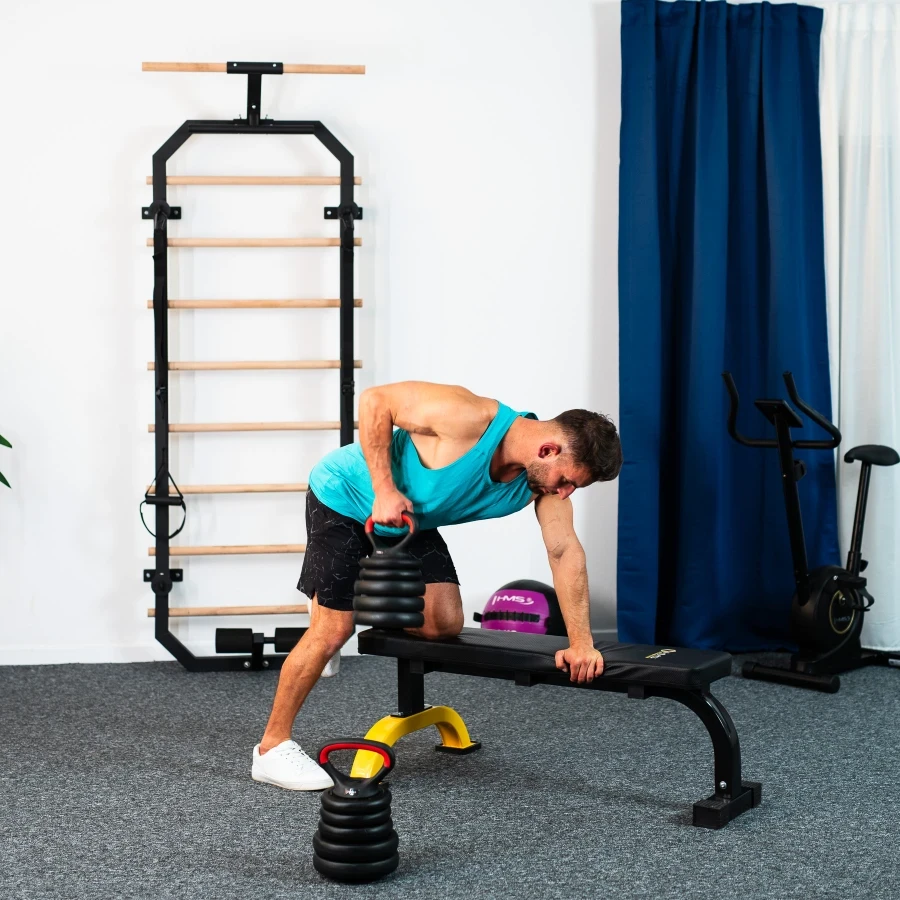 Bară de greutăți multifuncțională sgn140 pro set 6in1 weight set 40kg hms 18