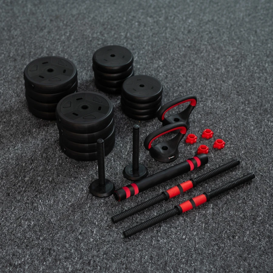 Bară de greutăți multifuncțională sgn140 pro set 6in1 weight set 40kg hms 5