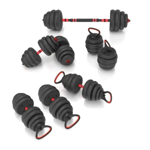 Bară de greutăți multifuncțională sgn140 pro set 6in1 weight set 40kg hms Thumbnail 19