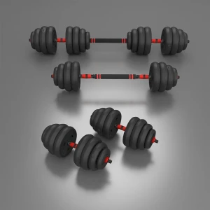 Bară de greutăți multifuncțională sgn140 pro set 6in1 weight set 40kg hms Thumbnail 10