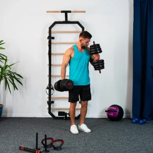 Bară de greutăți multifuncțională sgn140 pro set 6in1 weight set 40kg hms Thumbnail 13