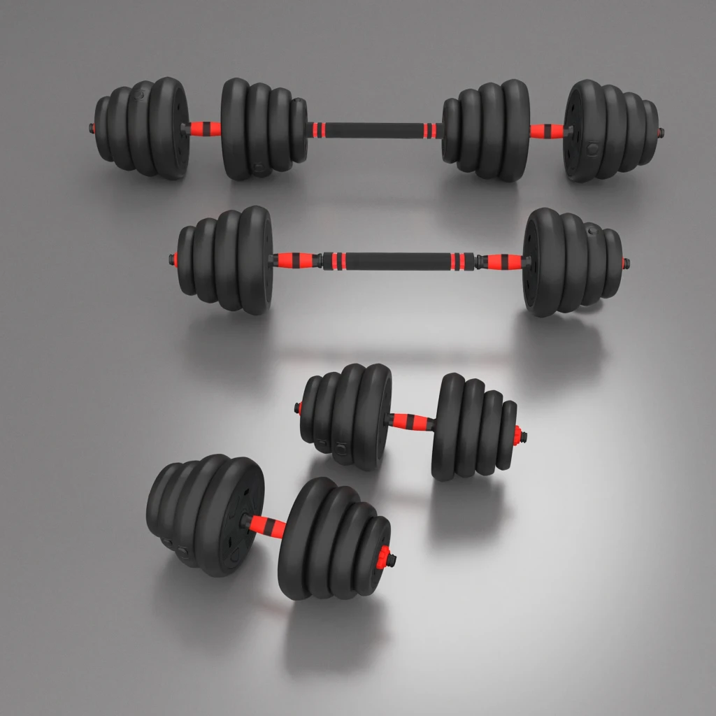 Bară multifuncțională modulară sgn130 pro set 6in1 weight set 30kg hms 9