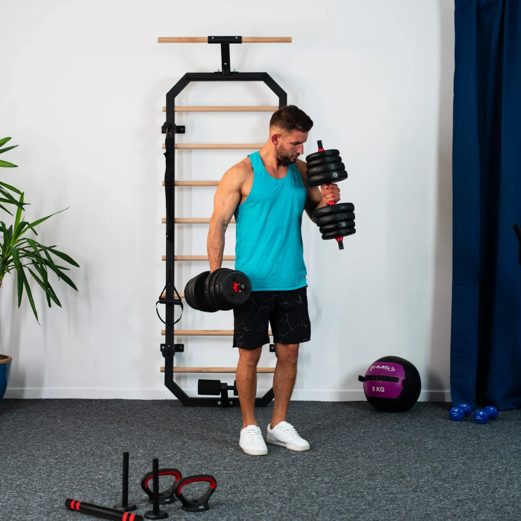 Bară multifuncțională modulară sgn130 pro set 6in1 weight set 30kg hms 12