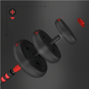 Bară multifuncțională modulară sgn130 pro set 6in1 weight set 30kg hms Thumbnail 8