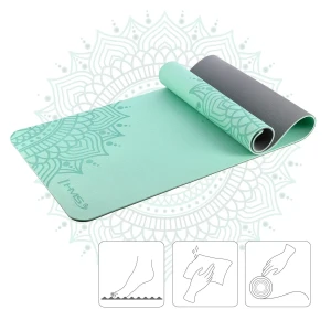 Коврик для йоги ym10 yoga mat tpe mint hms