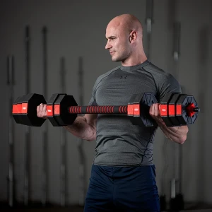 Bară și gantere compozite sgc20 20 kg hms Thumbnail 4