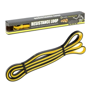 Эспандер 4,5- 13,5 kg gu06 exercise band hms premium (yellow-black)