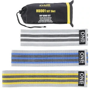 3*1 сет лента-эспандер для бедра hb001 set 3w1 hip band set one fitness