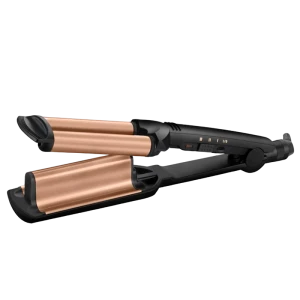 Ondulator de păr babyliss deep waver w2447e, negru | auriu