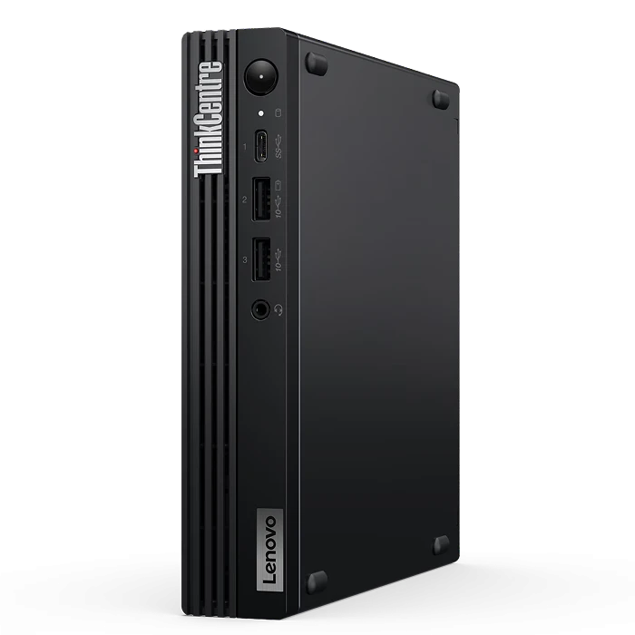 Mini pc lenovo thinkcentre m70q, tiny, intel core i3-14100t, 8gb/256gb, intel uhd graphics 730, fără so 2
