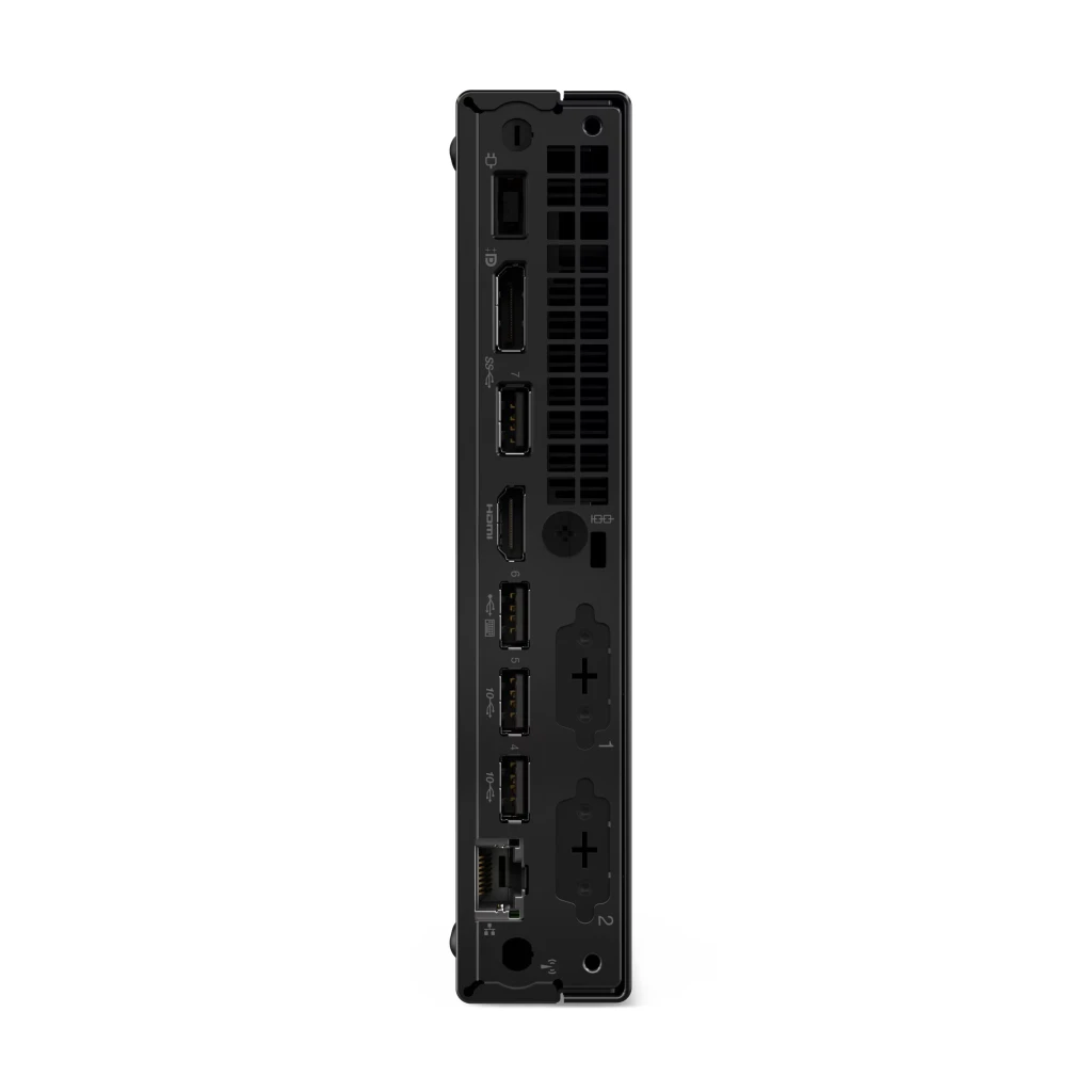 Mini pc lenovo thinkcentre m70q, tiny, intel core i3-14100t, 8gb/256gb, intel uhd graphics 730, fără so 4