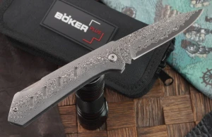 Складной нож bo-01bo511dam boker damascus dominator