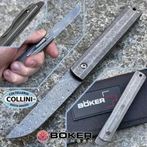 Складной нож bo-01bo634dam böker plus wasabi damascus (дизайн кансей мацуно)