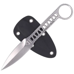 Тактический нож bo-02bo070 boker plus voodoo neck knife с кинжальным клинком из стали 440c stonewashed