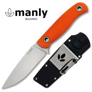 Фиксированный нож bo-02ml020 manly crafter d2 оранжевый