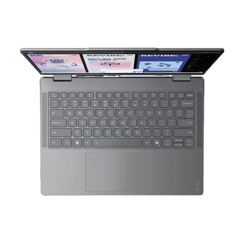 Ноутбук 14" lenovo yoga 7 2-в-1 14ill10, luna grey, intel core ultra 5 226v, 16gb/512gb, без ос 12