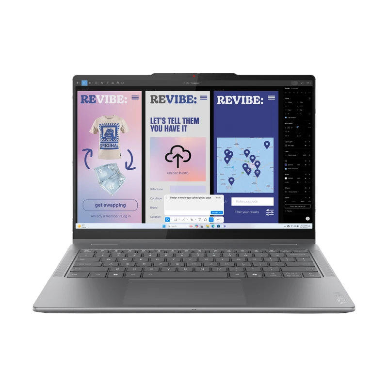 Ноутбук 14" lenovo yoga 7 2-в-1 14ill10, luna grey, intel core ultra 5 226v, 16gb/512gb, без ос 15
