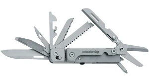 Мультитул fox black fox solver bf-207 — сталь aisi 440, цельнометаллическая конструкция