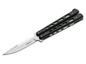 Нож böker plus balisong g10 small bo-06ex002 — компактный балисонг g10