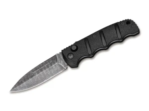 Нож böker plus kals-74 spearpoint damascus bo-01kals75dam — автомат, дамасская сталь