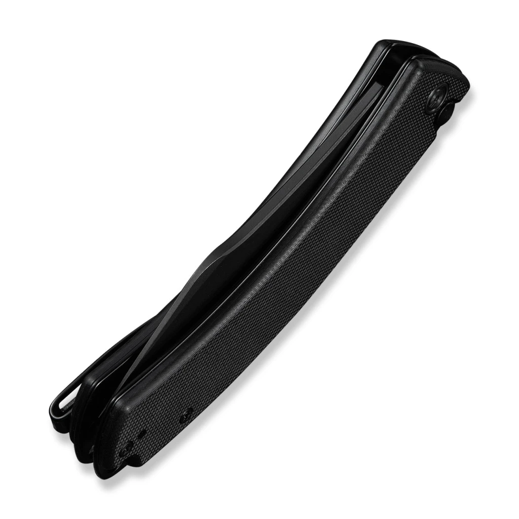 Cuțit pliabil, civivi, outlaw muk c24079-1, lamă 14c28n 3.47 inch, mâner g10 negru, blocare cu buton 7