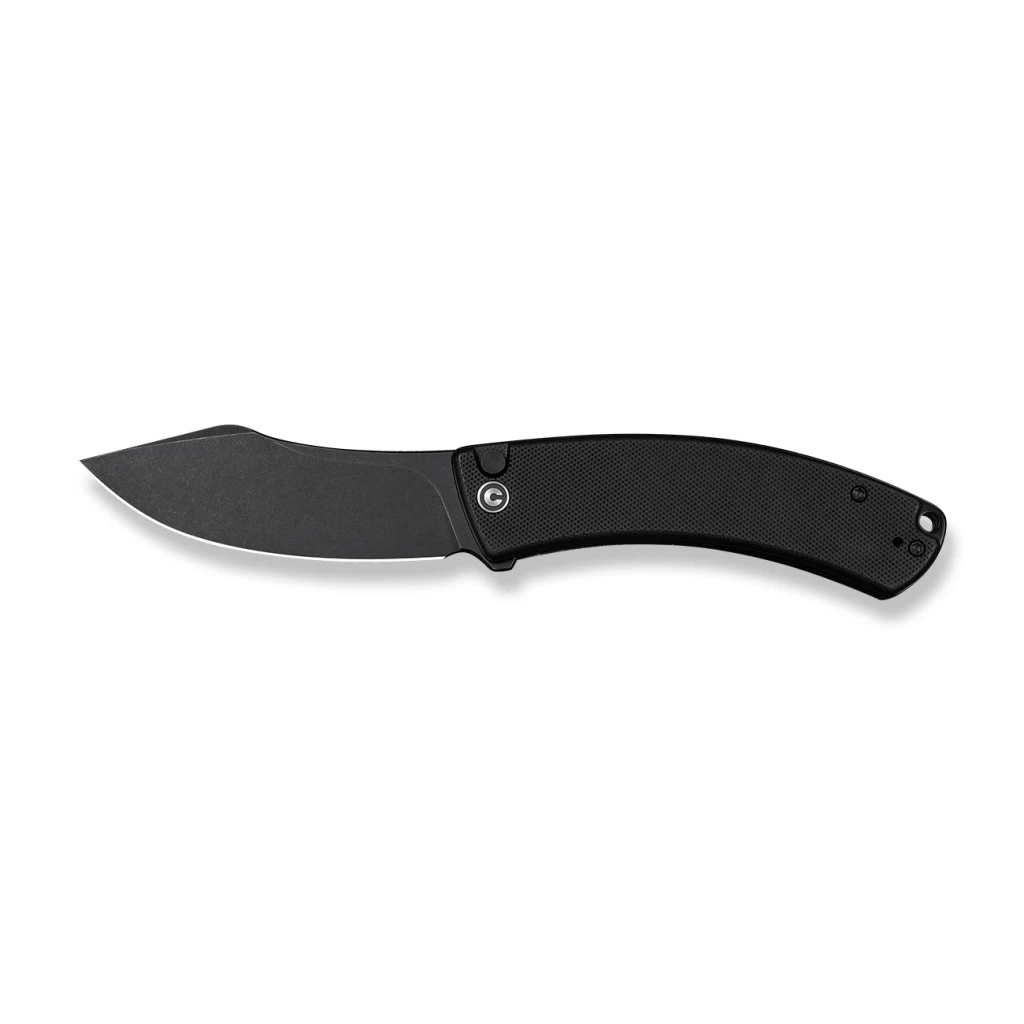 Cuțit pliabil, civivi, outlaw muk c24079-1, lamă 14c28n 3.47 inch, mâner g10 negru, blocare cu buton 3