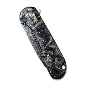 Складной нож, civivi, elementum c907c-ds1, дамасская сталь 2.96 дюйма, карбоновая рукоять, лайнер-лок Thumbnail 5