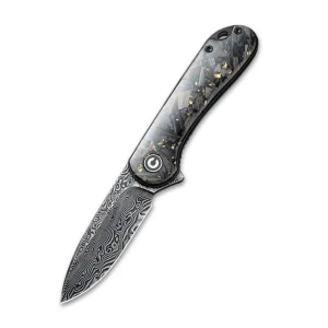 Складной нож, civivi, elementum c907c-ds1, дамасская сталь 2.96 дюйма, карбоновая рукоять, лайнер-лок Thumbnail 3