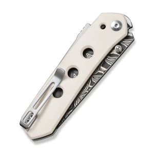 Cuțit pliabil, civivi, vision fg c22036-ds1, lamă damascus 3.54 inch, mâner g10, superlock Thumbnail 3
