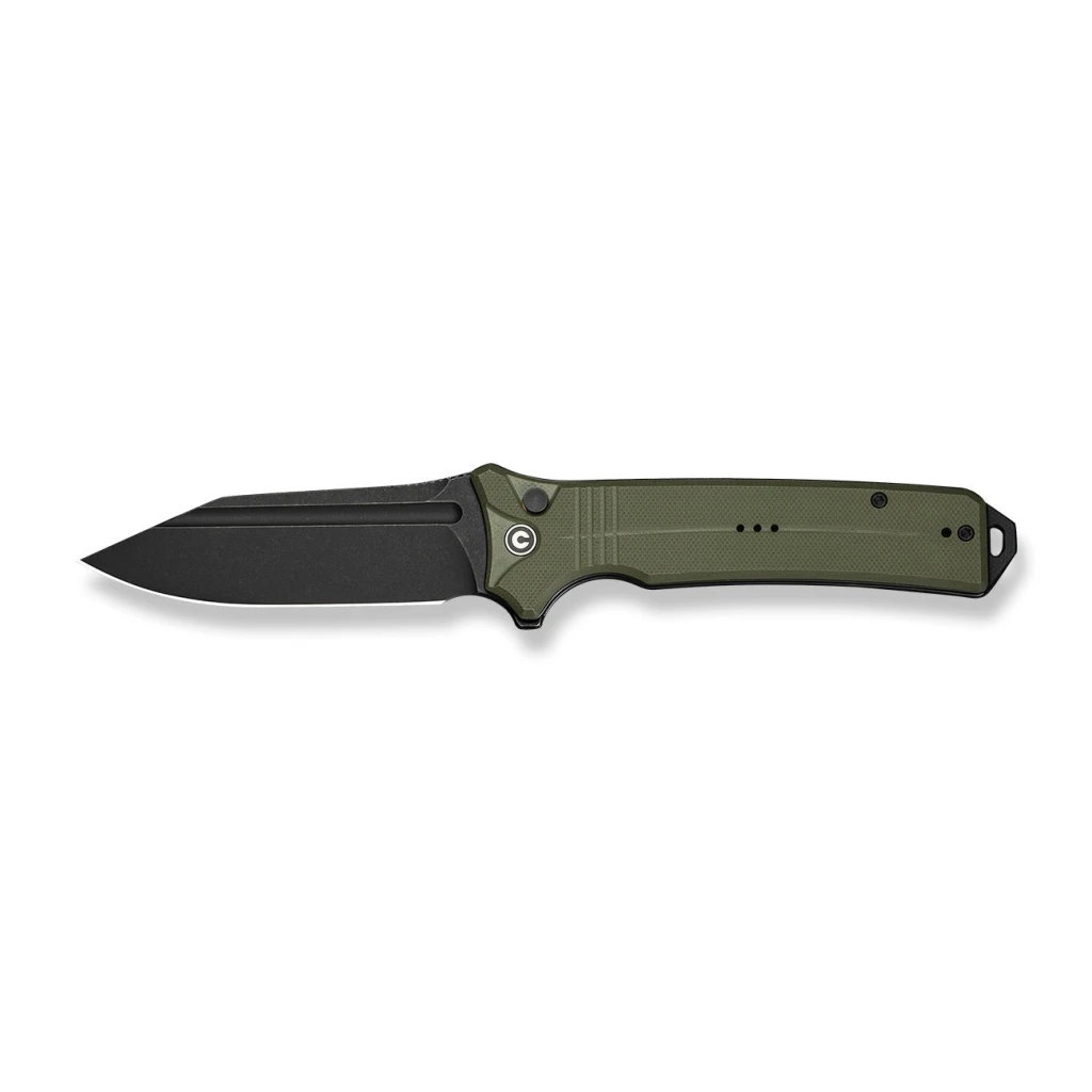 Cuțit pliabil, civivi, neurohaptic c23080-3, lamă nitro-v 3.74 inch, mâner g10, button lock 2