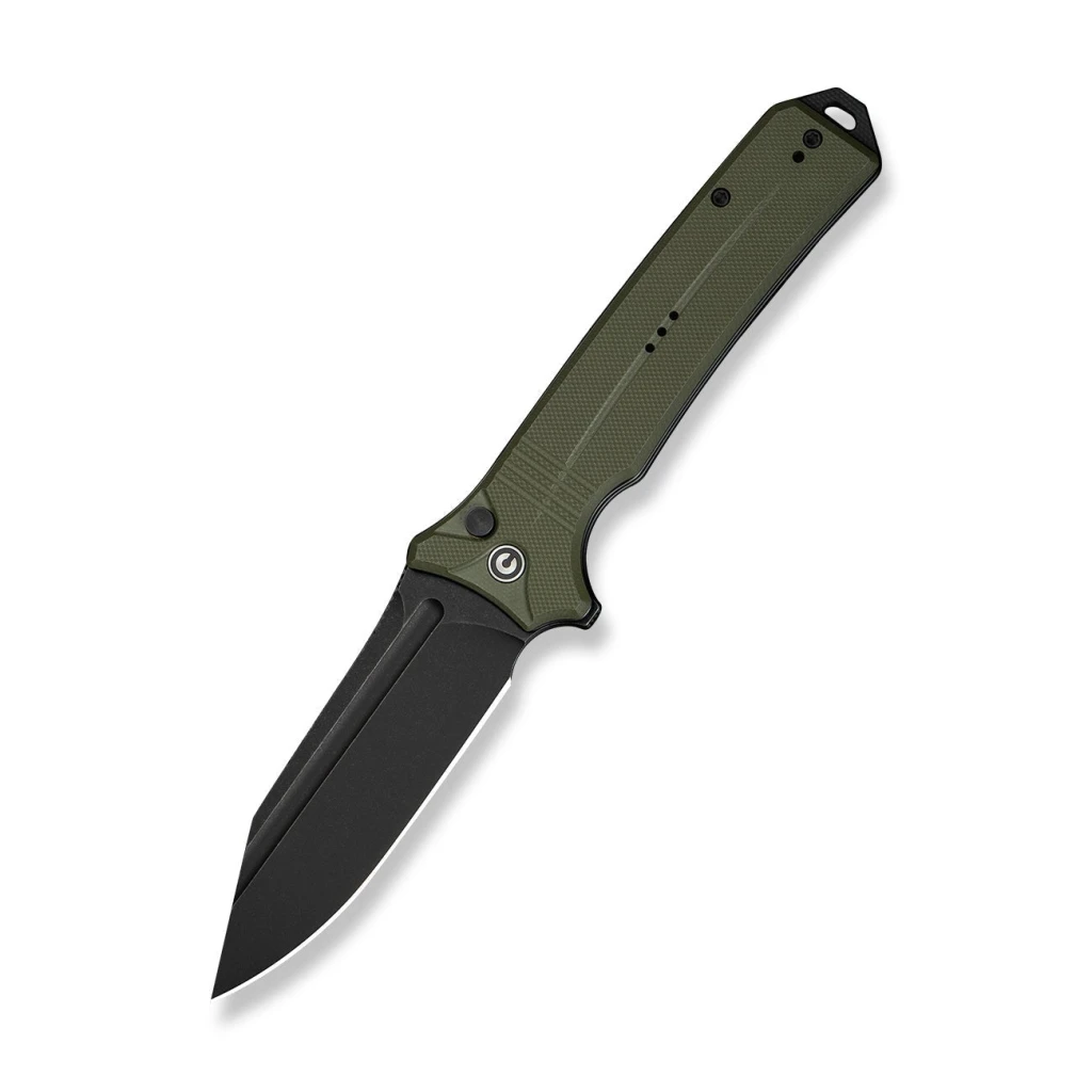 Cuțit pliabil, civivi, neurohaptic c23080-3, lamă nitro-v 3.74 inch, mâner g10, button lock 16