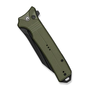 Cuțit pliabil, civivi, neurohaptic c23080-3, lamă nitro-v 3.74 inch, mâner g10, button lock Thumbnail 4
