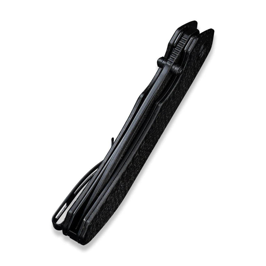Cuțit pliabil, civivi, brazen c2023ds-1, lamă damasc 88mm, mâner micarta, liner lock 7
