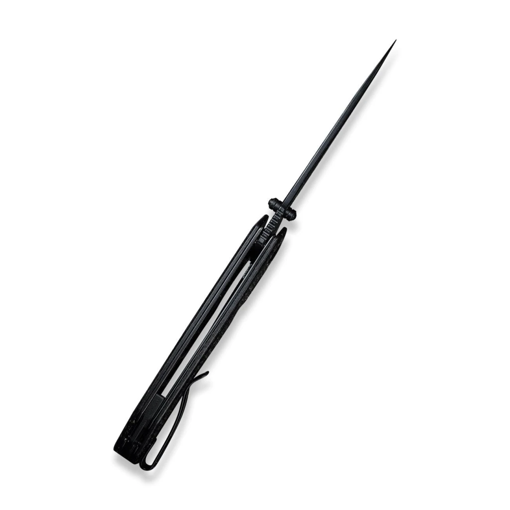 Cuțit pliabil, civivi, brazen c2023ds-1, lamă damasc 88mm, mâner micarta, liner lock 8