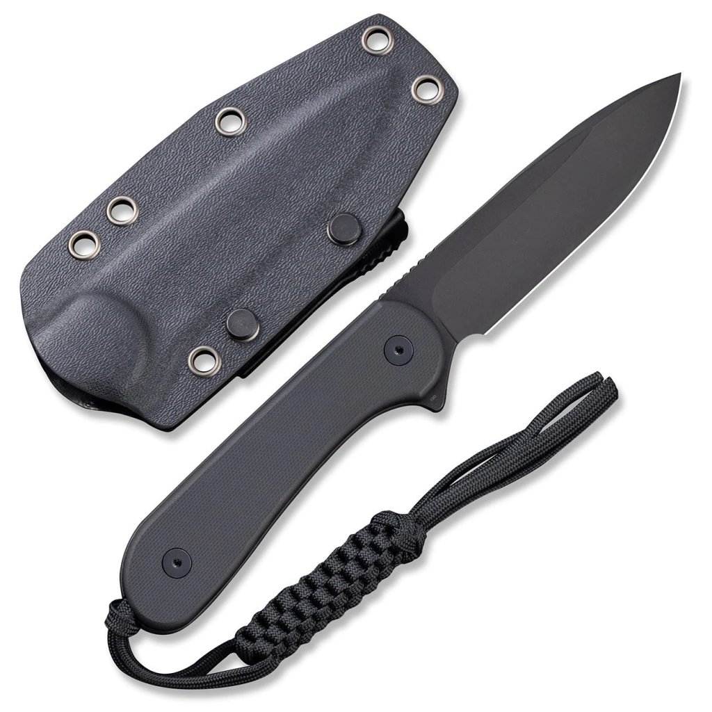 Нож с фиксированным клинком, civivi, fixed blade elementum c2105a, d2, рукоять g10, ножны kydex 2
