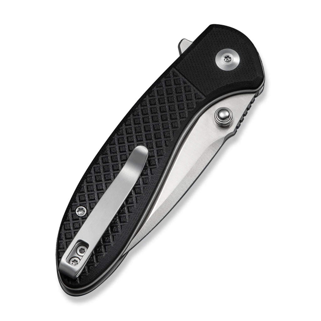 Cuțit pliabil, civivi, faeger c24031-1, lamă 14c28n 2.98 inch, mâner g10 negru, button lock 5