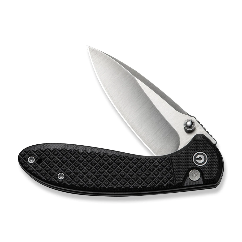 Cuțit pliabil, civivi, faeger c24031-1, lamă 14c28n 2.98 inch, mâner g10 negru, button lock 3