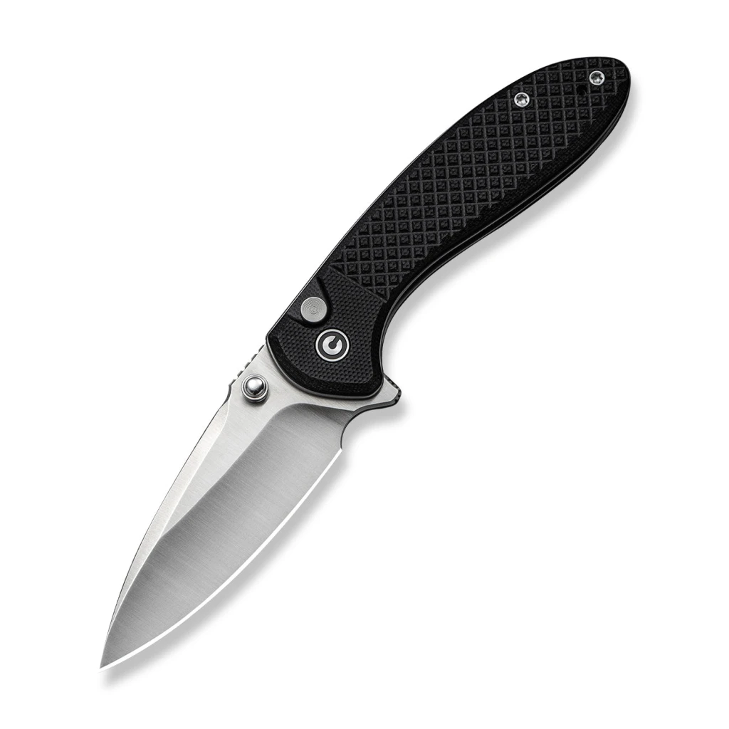 Cuțit pliabil, civivi, faeger c24031-1, lamă 14c28n 2.98 inch, mâner g10 negru, button lock 16