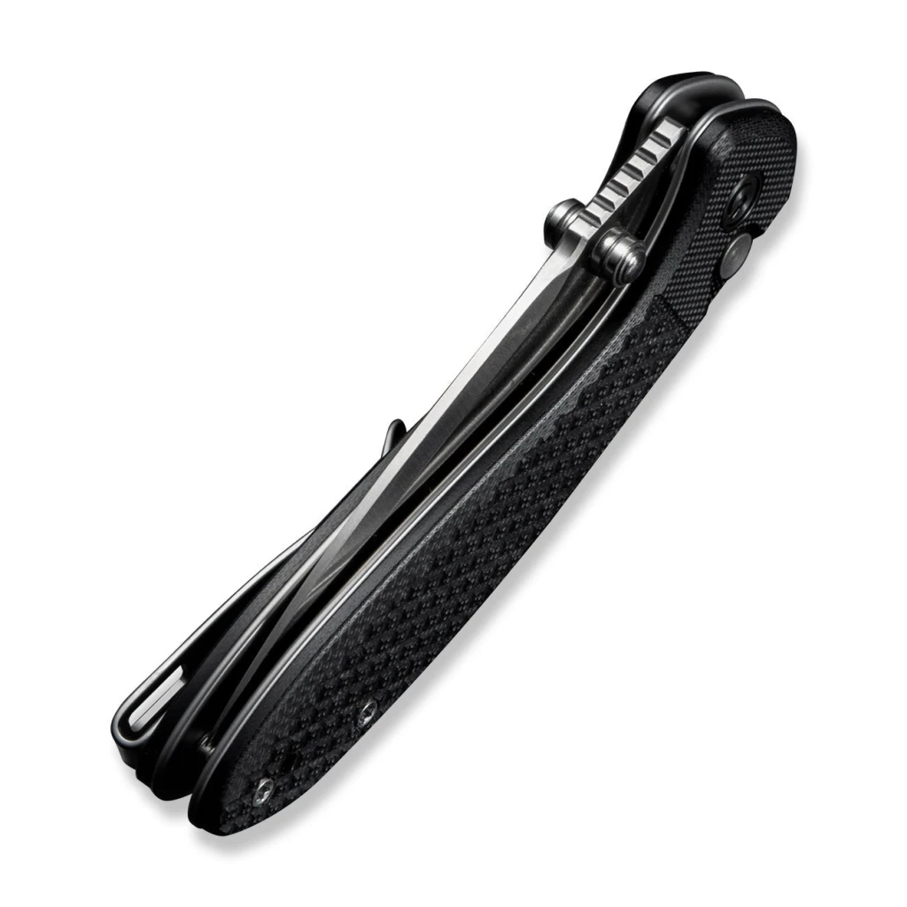 Cuțit pliabil, civivi, faeger c24031-1, lamă 14c28n 2.98 inch, mâner g10 negru, button lock 6