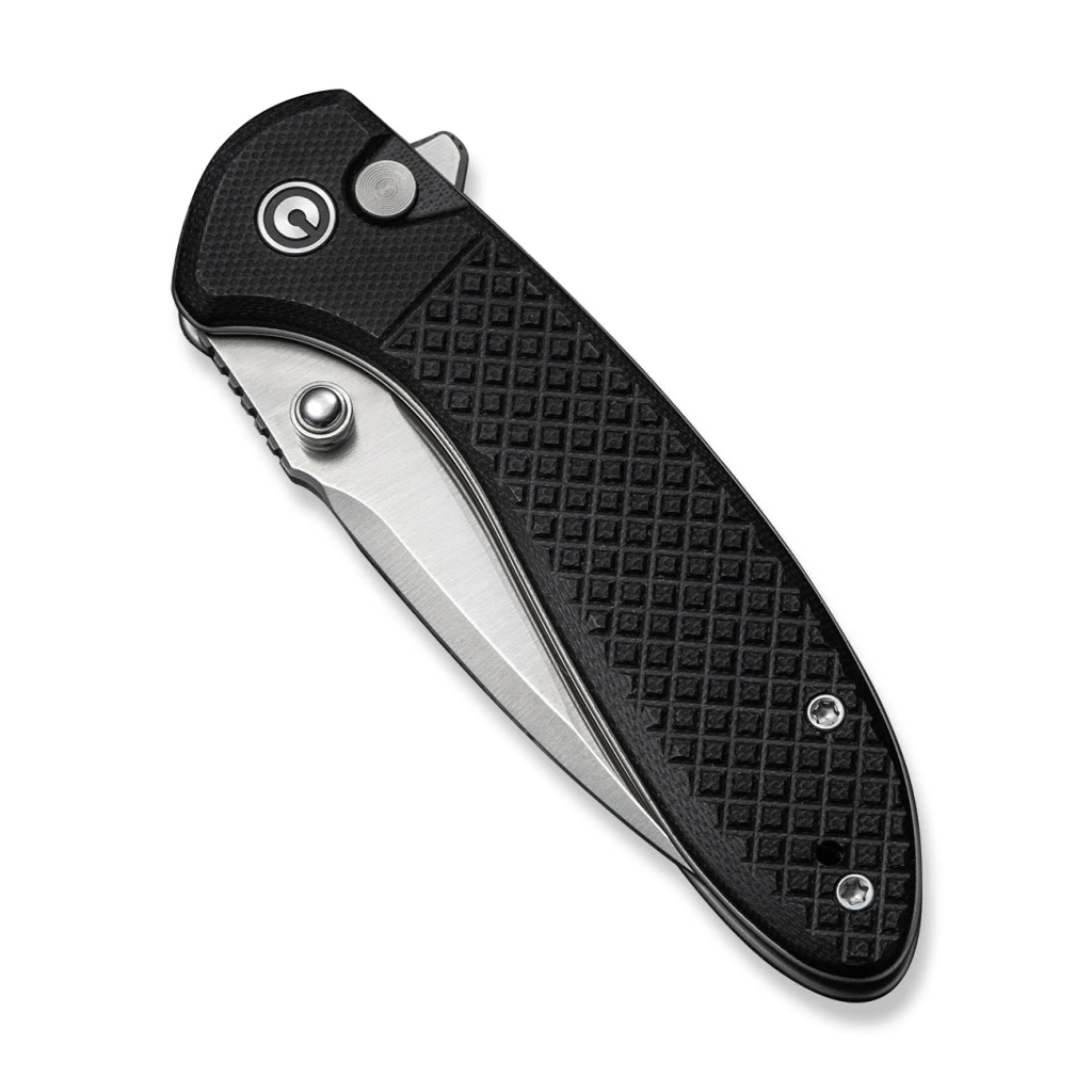 Cuțit pliabil, civivi, faeger c24031-1, lamă 14c28n 2.98 inch, mâner g10 negru, button lock 4